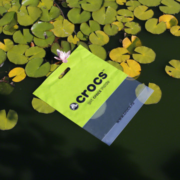 Полиэтиленовый пакет с логотипом для Crocs