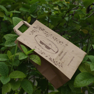 Бумажные крафт пакеты с ручками для Кофейная Кантата